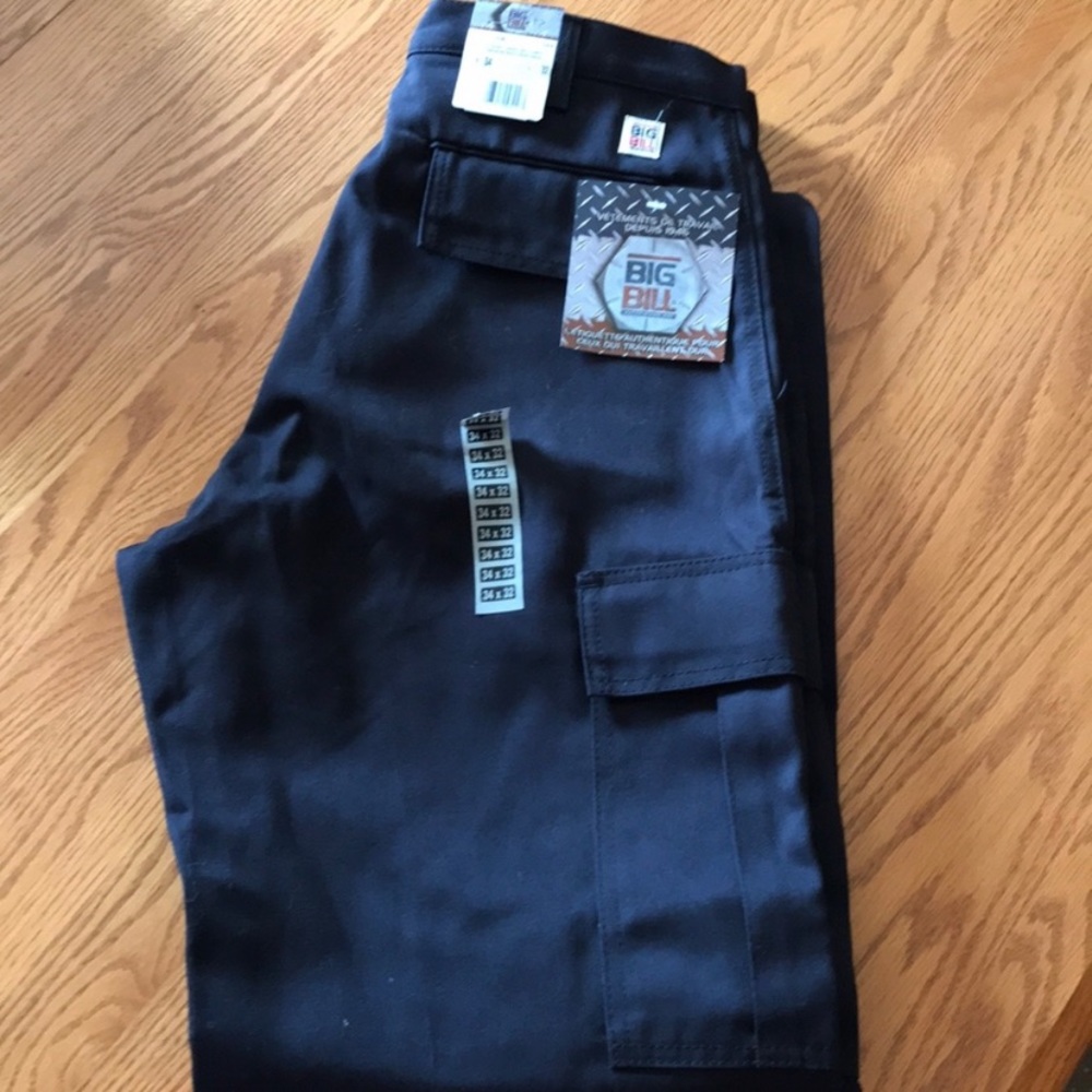 Men’s Big Bill Pants. 34 x 32